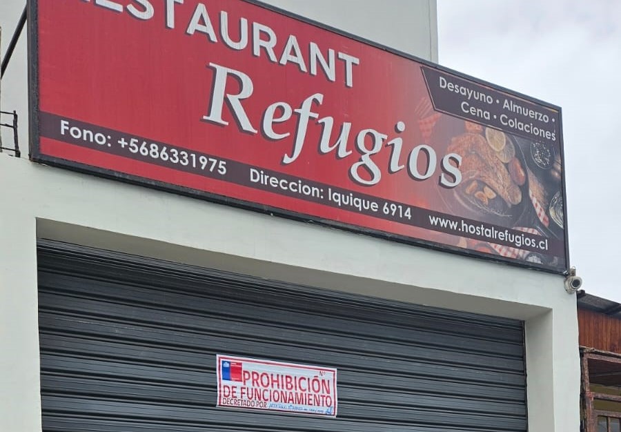 SALUD PROHIBE FUNCIONAMIENTO A RESTAURANTE DE CALLE IQUIQUE