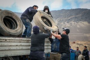 MUNICIPIO RETIRÓ CERCA DE 2 MIL NEUMÁTICOS EN OPERATIVO EN SECTOR LA CHIMBA